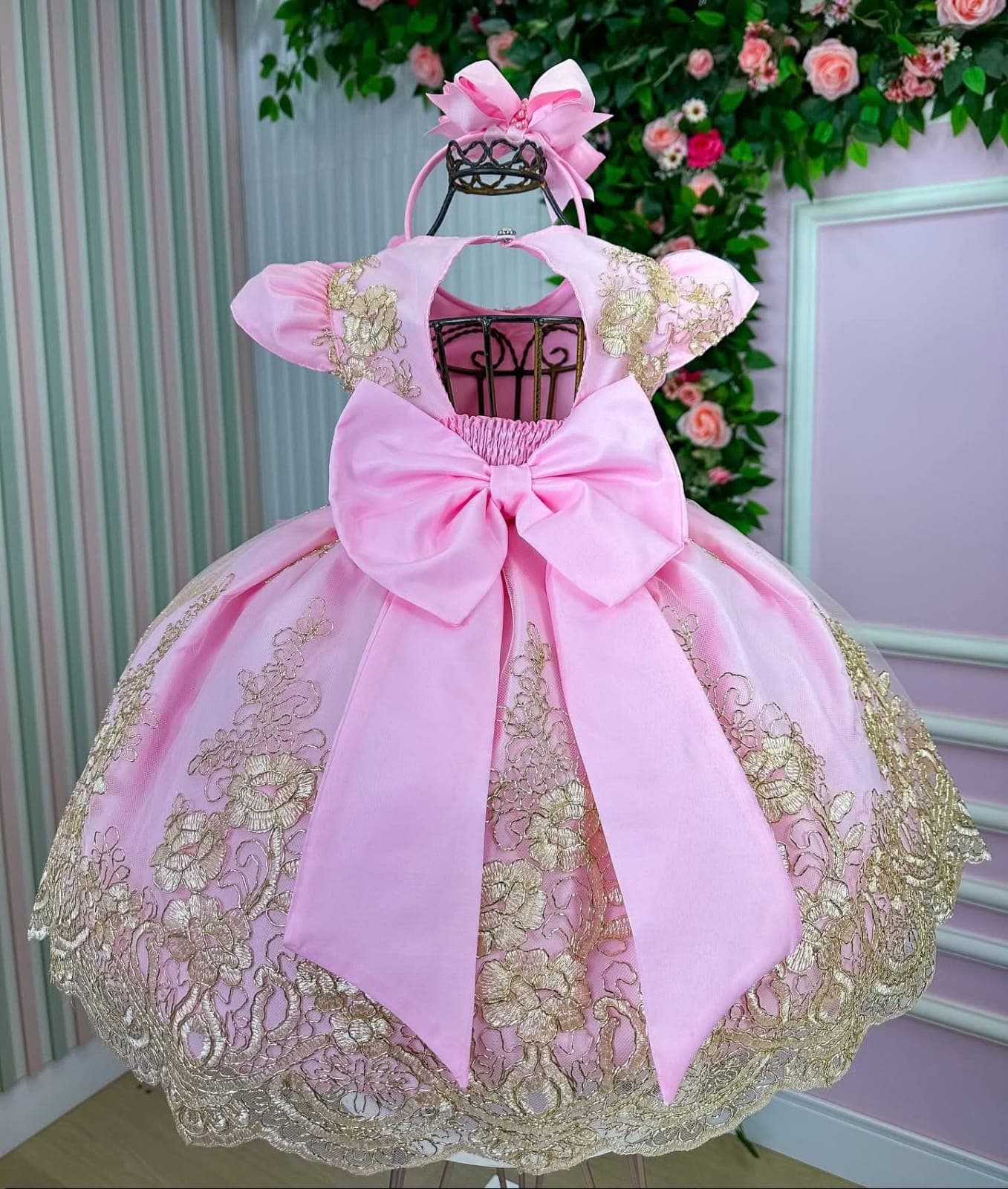 Vestido jardim encantado realeza 