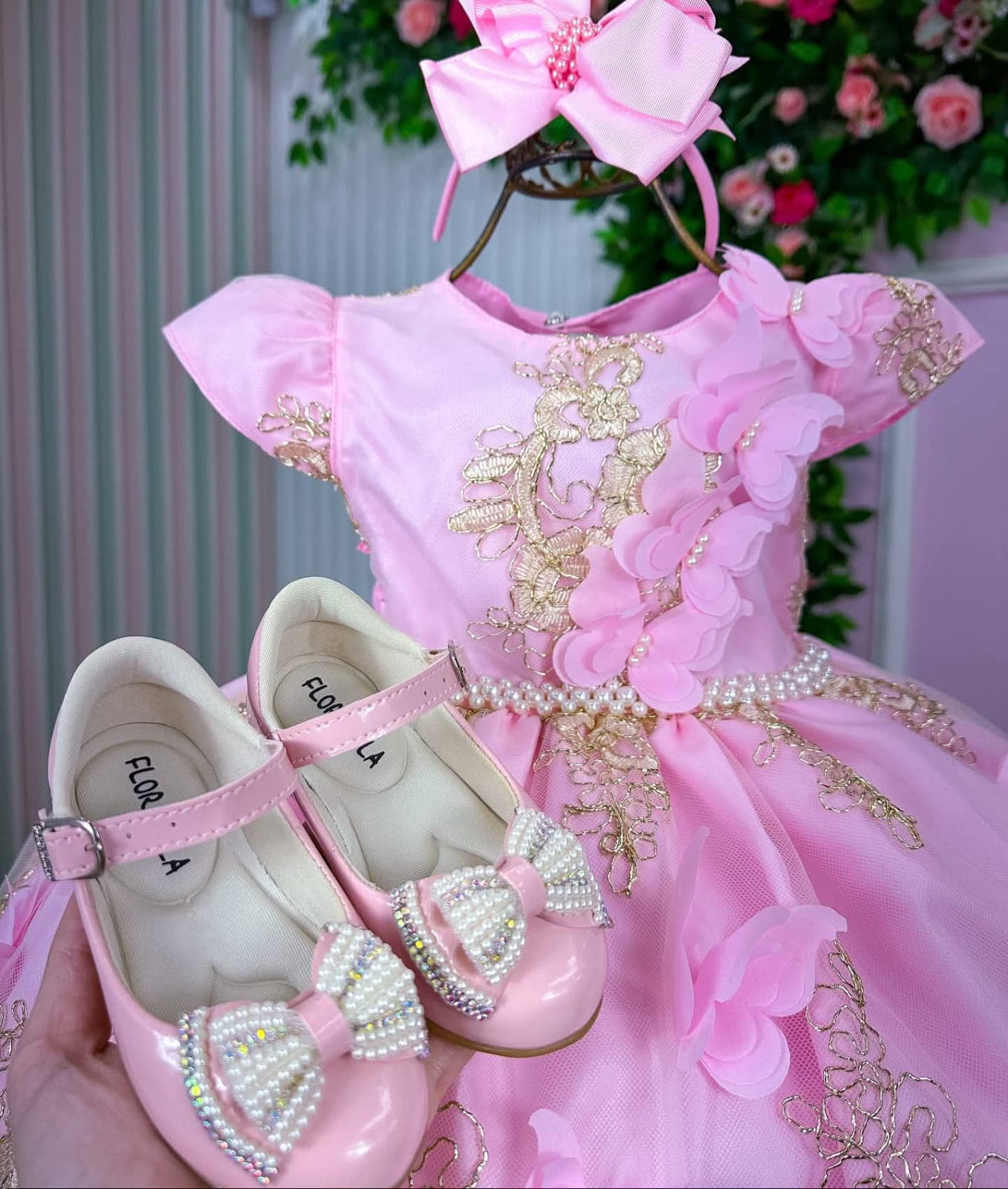 Vestido jardim encantado realeza 