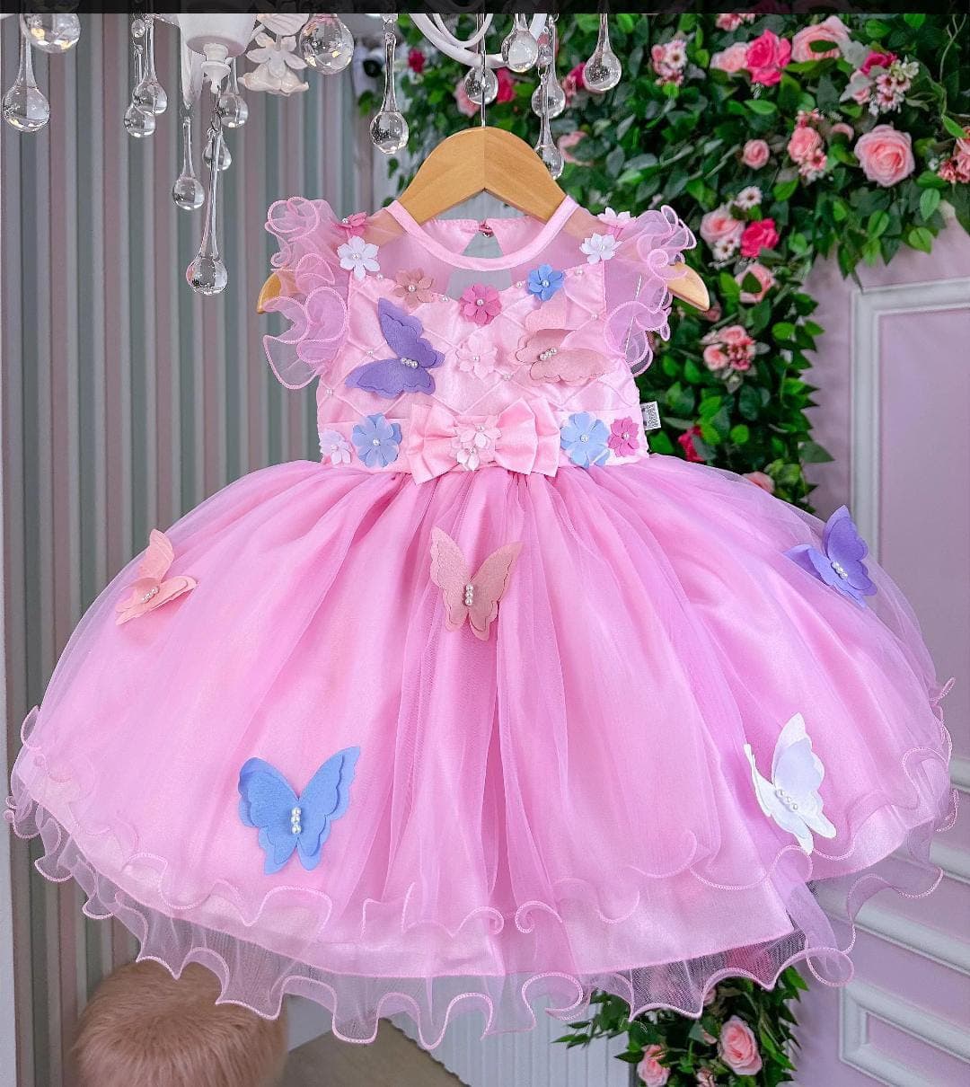 Vestido jardim encantado Borboletas 