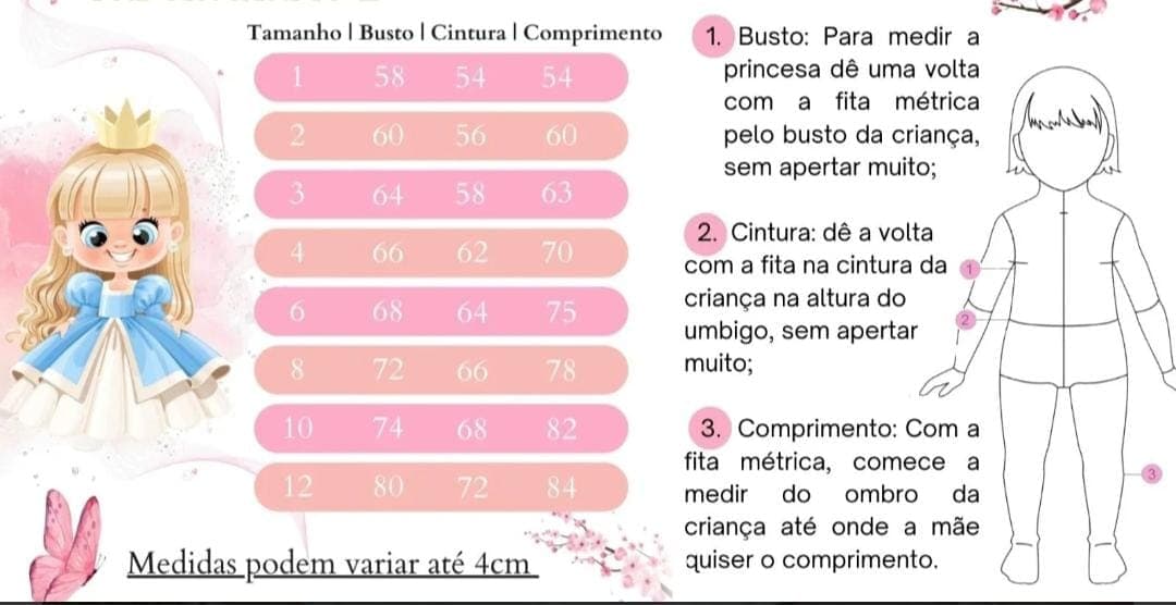 Vestido jardim encantado azul 