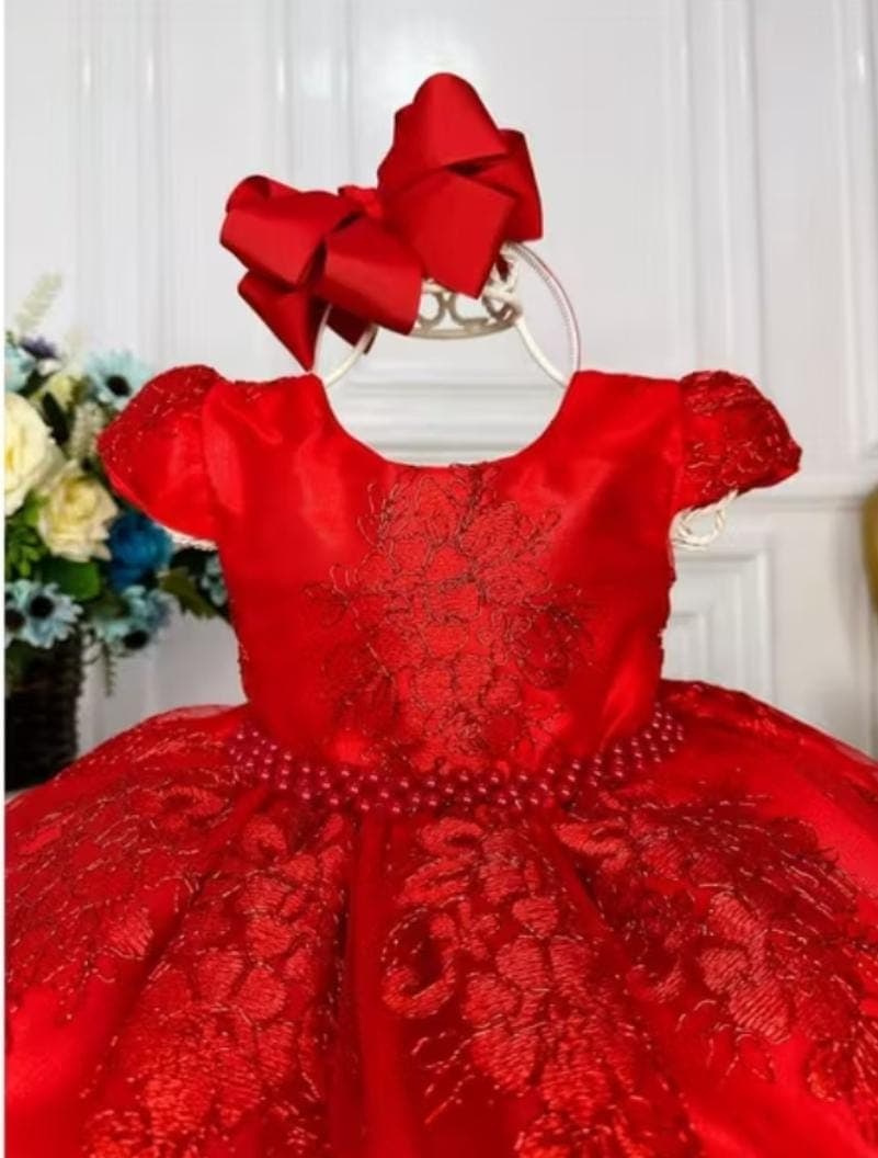 vestido vermelho realeza
