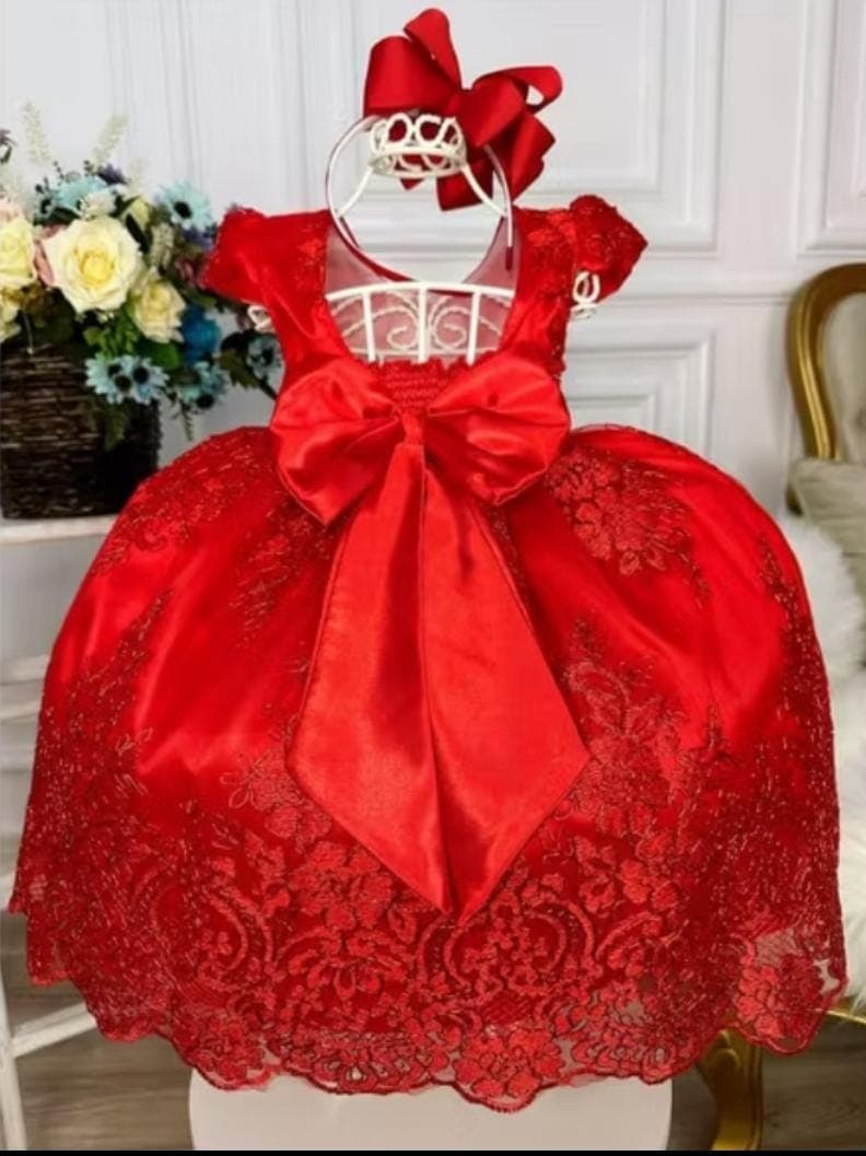 vestido vermelho realeza