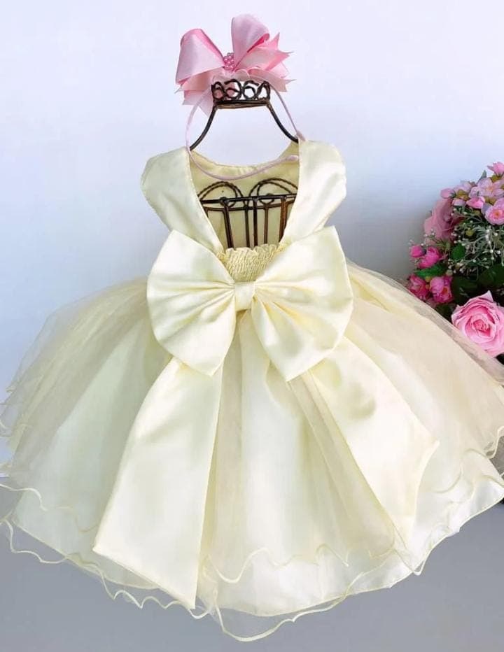 Vestido Jardim encantado amarelo