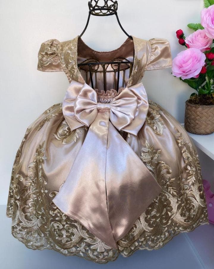 Vestido Realeza DOURADO