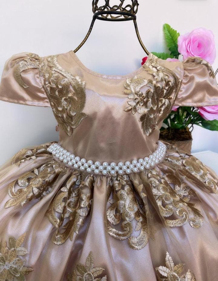 Vestido Realeza DOURADO