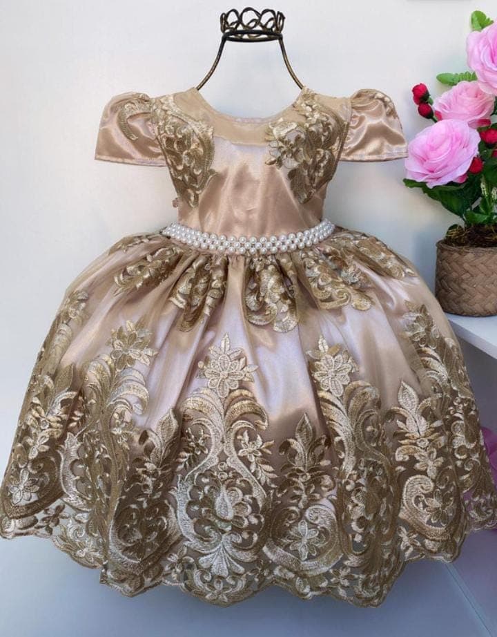 Vestido Realeza DOURADO