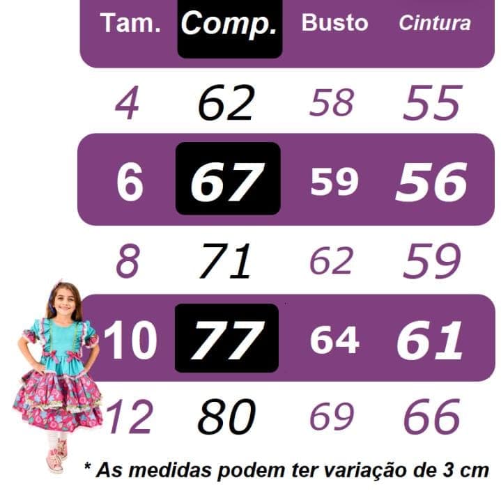 Vestido junino luxo vermelho