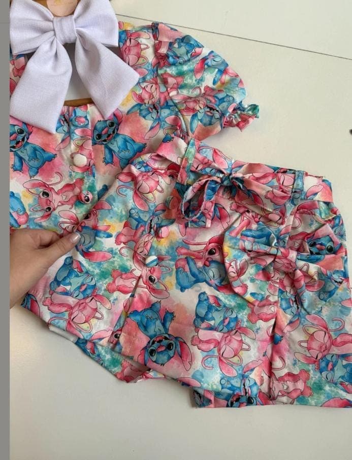 Conjunto infantil STITCH